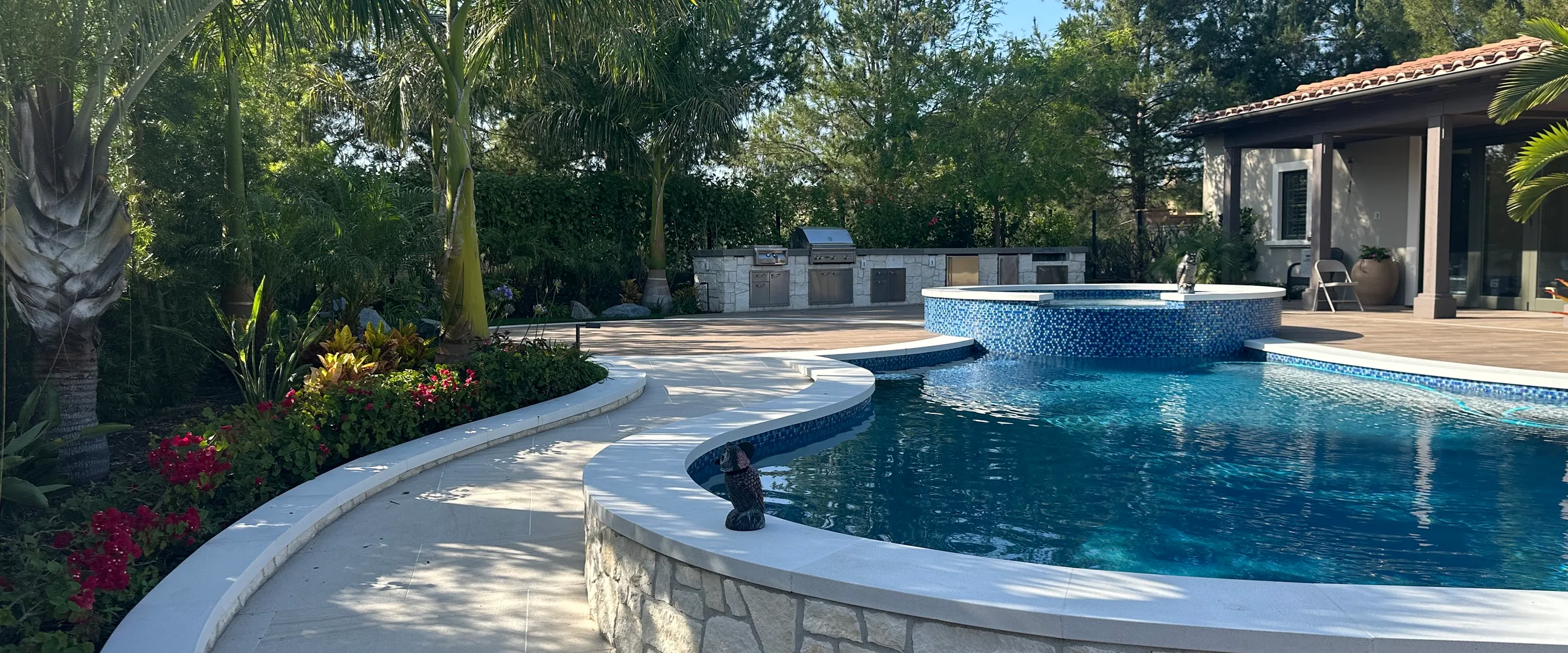 Artisan Outdoor pool and patio